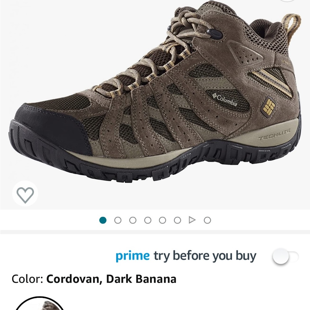 Columbia hiking boot